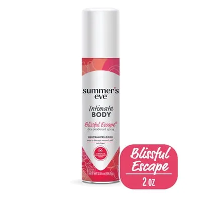 Summer’s Eve Blissful Escape Daily Refreshing Feminine Spray, 2 oz