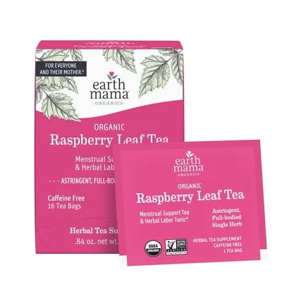 Earth Mama Organic Raspberry Leaf Tea, 16 bags