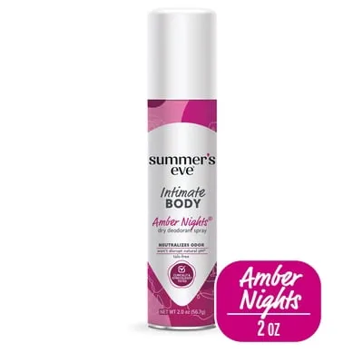Summer’s Eve Amber Nights Daily Refreshing Feminine Spray, 2 oz