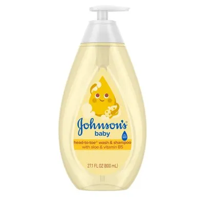 Johnson's Baby Head-To-Toe 2-in-1 Baby Wash & Shampoo, 27.1 fl. oz