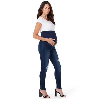 Sofia Jeans by Sofia Vergara Rosa Curvy Ankle Full Band Maternity Jeans, Sizes S-XXL