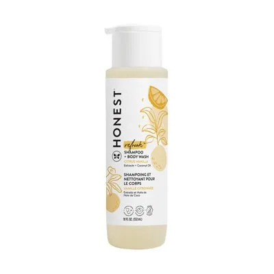 The Honest Company 2-in-1 Shampoo and Body Wash Citrus Vanilla Refresh 18 fl oz