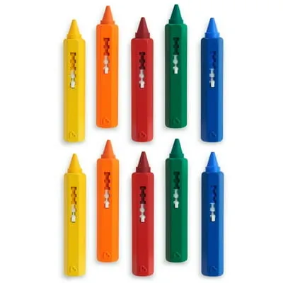 Munchkin® Draw™ Washable Non-Toxic Bath Crayons Toddler Bath Toy, Unisex, 10 Pack