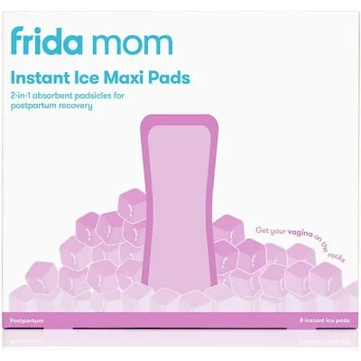 Frida Mom Instant Ice Maxi Pads, 8 Count