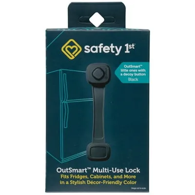 Safety 1st OutSmart Multi-Use Lock, Black, Toddler