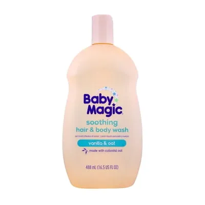 Baby Magic Soothing Hair & Body Wash, Vanilla & Oat, Hypoallergenic, 16.5 fl oz
